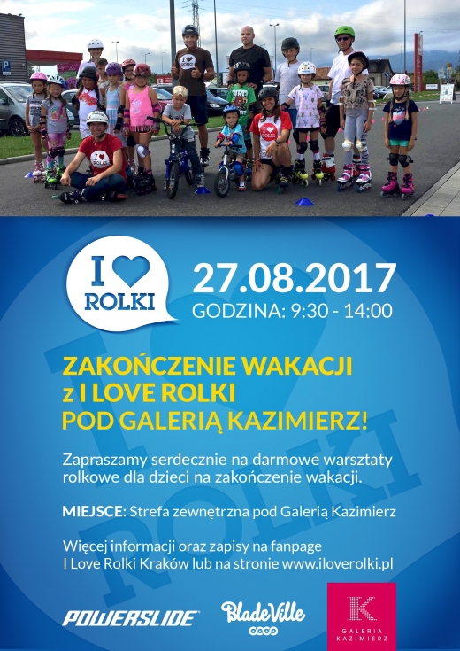 I Love Rolki - Darmowe Warsztaty Rolkowe – Galeria Kazimierz