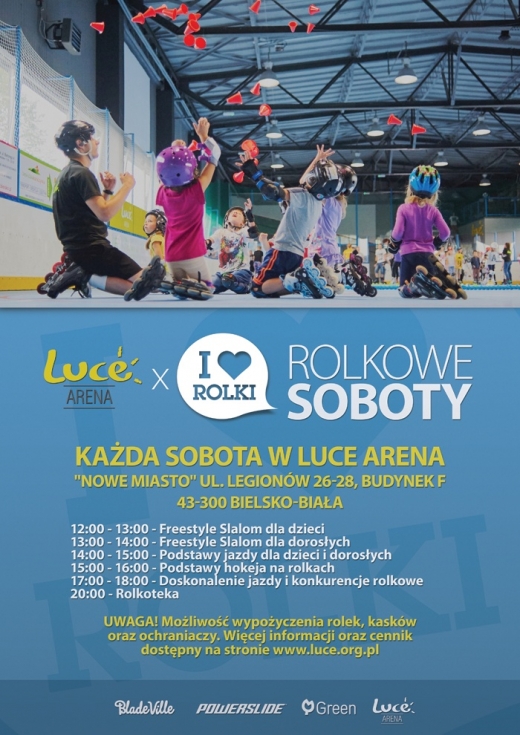 I Love Rolki X LUCE Arena - Rolkowe Soboty