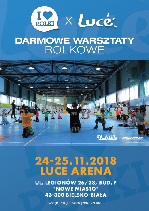 I Love Rolki X LUCE - Darmowe Warsztaty Rolkowe