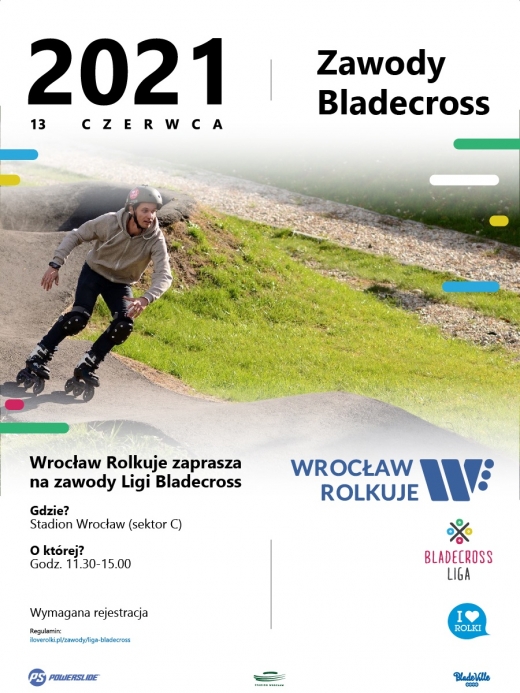 Zawody Ligi Bladecross na Stadionie Wrocław